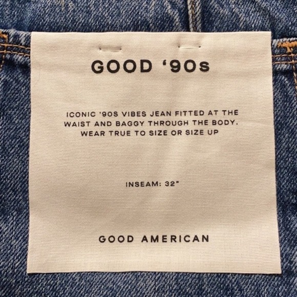 Good American Good 90’s Straight Leg Jeans 4 NWT - Picture 6 of 10